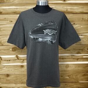 Harley Davidson Cancun Mexico Skull Graphic T-Shirt Gray size Motorcycle XL